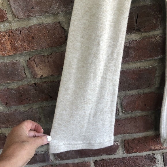 Sabina Musayev Women’s Ivory Ruched Sylvia Sweater Size Small Heather Rib Knit - Picture 3 of 5